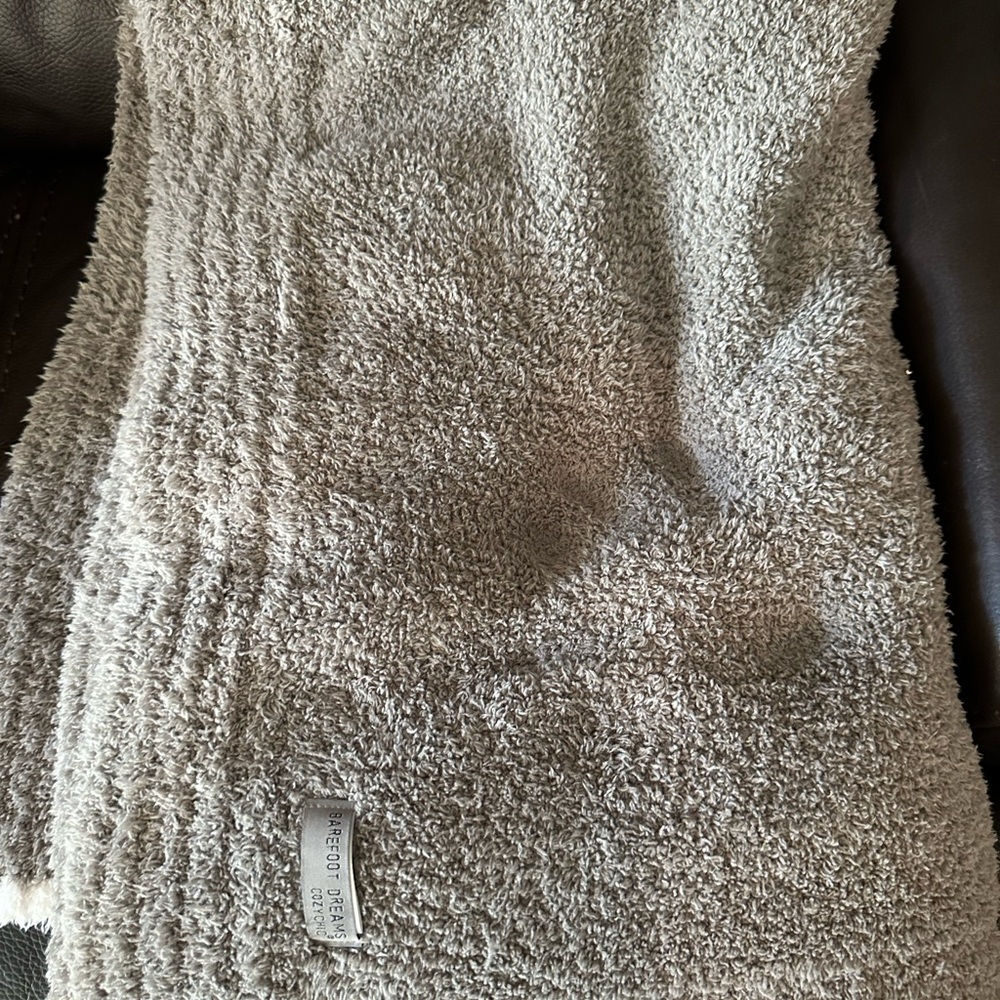 Barefoot Dreams CozyChic Throw Blanket - Gray